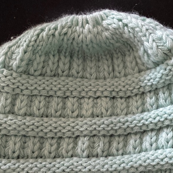 EUC CC Kids Mint Hat. Opening for ponytail. - Picture 3 of 6